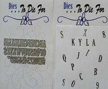 Load image into Gallery viewer, Dies ... to die for LLC metal cutting die - Kyla's Mini Alphabet