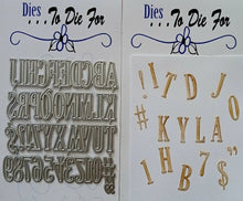 Load image into Gallery viewer, Dies ... to die for LLC metal cutting die - Kyla's Alphabet
