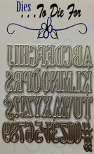 Load image into Gallery viewer, Dies ... to die for LLC metal cutting die - Kyla's Alphabet