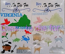 Load image into Gallery viewer, Dies ... to die for LLC metal cutting die - States - Virginia