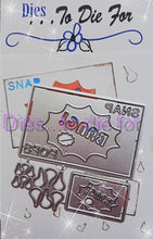 Load image into Gallery viewer, Dies ... to die for LLC metal cutting die - Snap Pops - fireworks