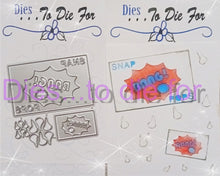 Load image into Gallery viewer, Dies ... to die for LLC metal cutting die - Snap Pops - fireworks