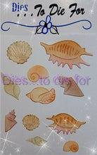 Load image into Gallery viewer, Dies ... to die for LLC metal cutting die - Sea Shells