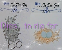 Load image into Gallery viewer, Dies ... to die for LLC metal cutting die - Bird Nest and eggs