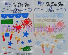 Load image into Gallery viewer, Dies ... to die for LLC metal cutting die - Farm stand Patriotic Independence