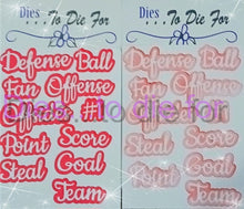 Load image into Gallery viewer, Dies ... to die for LLC metal cutting die - Seasons words Sports 2