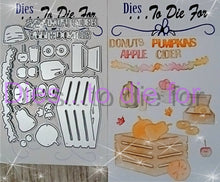 Load image into Gallery viewer, Dies ... to die for LLC metal cutting die - Farm / Lemonade stand Fall add on