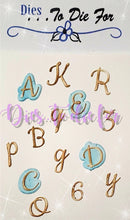 Load image into Gallery viewer, Dies ... to die for LLC metal cutting die - Alexa&#39;s seasons alphabet set letters / numbers with shadow