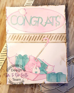 Dies ... to die for metal cutting die - Baby Clothes line