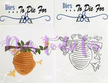 Load image into Gallery viewer, Dies ... to die for LLC metal cutting die - honey Bee hive