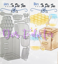 Load image into Gallery viewer, Dies ... to die for LLC metal cutting die - honey Bee keeping