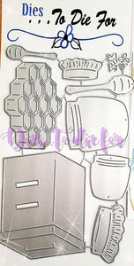 Dies ... to die for LLC metal cutting die - honey Bee keeping