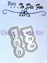 Load image into Gallery viewer, Dies ... to die for LLC metal cutting die - Boo 2 way words with shadow