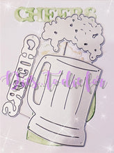 Load image into Gallery viewer, Dies ... to die for metal cutting die -Cheers Beer mug large
