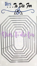 Load image into Gallery viewer, Dies ... to die for LLC metal cutting die - rectangles corner cut