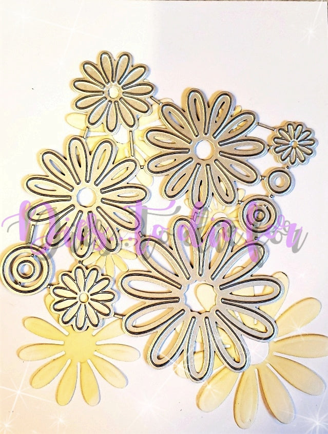 Dies ... to die for LLC metal cutting die - Daisy flowers