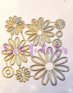 Dies ... to die for LLC metal cutting die - Daisy flowers