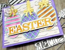 Load image into Gallery viewer, Dies ... to die for LLC metal cutting die - Easter word with shadow