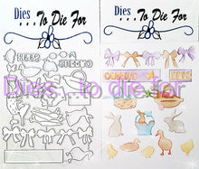 Load image into Gallery viewer, Dies ... to die for LLC metal cutting die - Lemonade / Farm stand add on - Easter