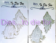 Load image into Gallery viewer, Dies ... to die for LLC metal cutting die - Haunting Ghosts - Flying standing