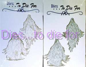 Dies ... to die for LLC metal cutting die - Haunting Ghosts - Flying standing