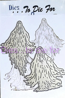 Dies ... to die for LLC metal cutting die - Haunting Ghosts - Flying standing