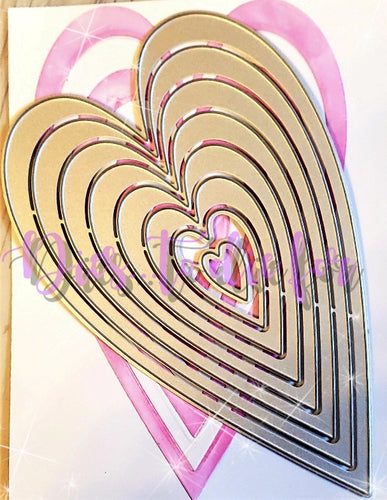 Dies ... to die for LLC metal cutting die - basic skinny long hearts
