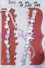 Load image into Gallery viewer, Dies ... to die for LLC metal cutting die - Heart / Star card edges