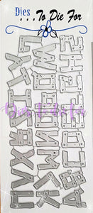 Dies ... to die for LLC metal cutting die - Hunters wood board Alphabet letters