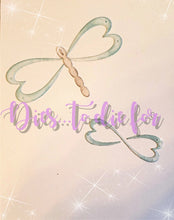 Load image into Gallery viewer, Dies ... to die for LLC metal cutting die - Infinity heart dragonfly