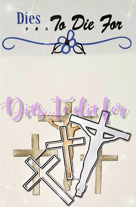 Dies ... to die for LLC metal cutting die - Jesus on the cross and crosses