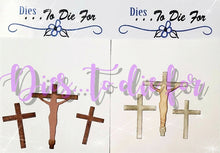 Load image into Gallery viewer, Dies ... to die for LLC metal cutting die - Jesus on the cross and crosses