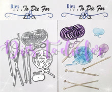 Load image into Gallery viewer, Dies ... to die for LLC metal cutting die - Knitting and crochet yarn