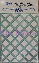 Load image into Gallery viewer, Dies ... to die for LLC metal cutting die - Thick lattice background plate