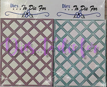 Load image into Gallery viewer, Dies ... to die for LLC metal cutting die - Thick lattice background plate