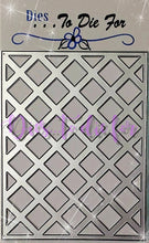 Load image into Gallery viewer, Dies ... to die for LLC metal cutting die - Thick lattice background plate