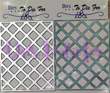 Load image into Gallery viewer, Dies ... to die for LLC metal cutting die - Thick lattice background plate