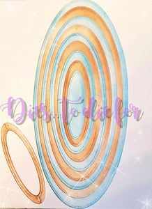 Dies ... to die for LLC metal cutting die - basic skinny ovals
