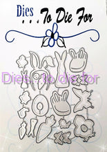 Load image into Gallery viewer, Dies ... to die for LLC metal cutting die - PJ Easter add on - Pajamas