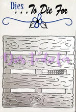 Load image into Gallery viewer, Dies ... to die for LLC metal cutting die - wood Pallet top view