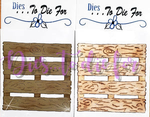 Dies ... to die for LLC metal cutting die - wood Pallet top view