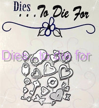 Load image into Gallery viewer, Dies ... to die for LLC metal cutting die - PJ's Pajamas addons Love / Valentines Day