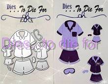 Load image into Gallery viewer, Dies ... to die for LLC metal cutting die - PJ's Pajamas shorts