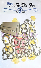 Load image into Gallery viewer, Dies ... to die for LLC metal cutting die - Popcorn and bucket