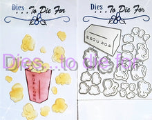 Load image into Gallery viewer, Dies ... to die for LLC metal cutting die - Popcorn and bucket