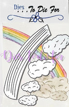 Load image into Gallery viewer, Dies ... to die for LLC metal cutting die - Rainbow and clouds