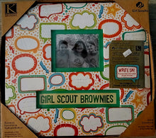 Load image into Gallery viewer, K and company scrapbook album 12" x 12" school - Girl scouts / Brownies boxed