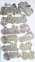 Load image into Gallery viewer, Dies ... to die for LLC metal cutting die -  Seasons add on 9 words