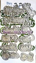 Load image into Gallery viewer, Dies ... to die for LLC metal cutting die -  Seasons add on 9 words