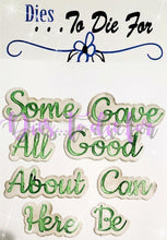 Load image into Gallery viewer, Dies ... to die for LLC metal cutting die - add ons #8 some gave seasons words with shadow